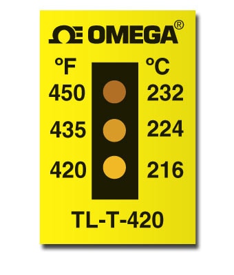 3 Dot Non-Reversible Temperature Label