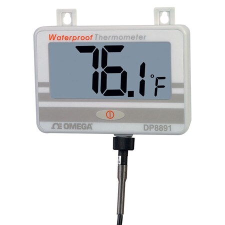 High Precision Digital Thermometer With Probe -50°C To +200°C Range, 10m Cable, For Water/Temp Monitoring