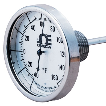 Dial Pocket Thermometer, 25 to 125 F