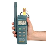 2 Channel Handheld Humidity K Type Thermocouple Datalogger