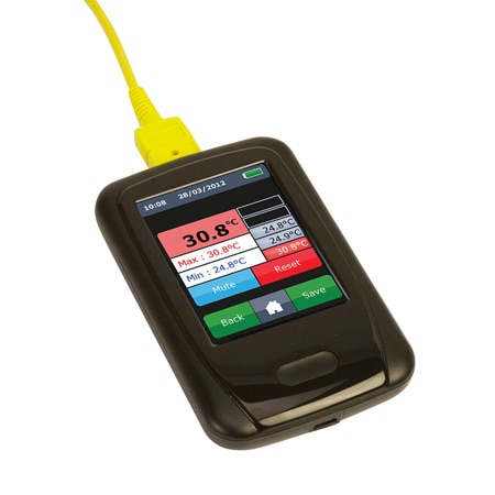 Handheld Data Logger Thermometer with Graphic Display