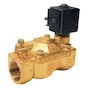 2-Way, NC, Pilot Operated, Brass, Solenoid Valves