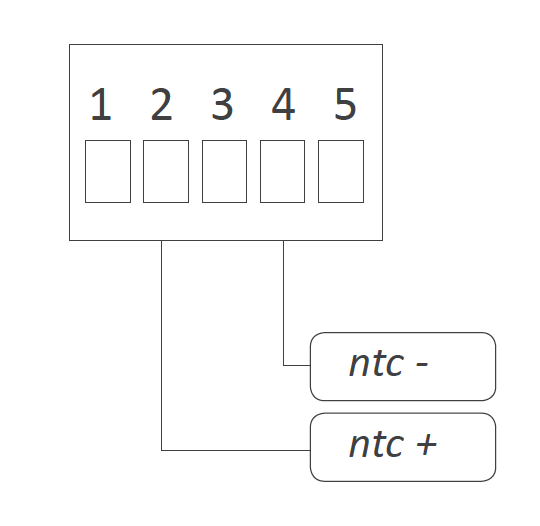 Typical Connections of NTC Probes