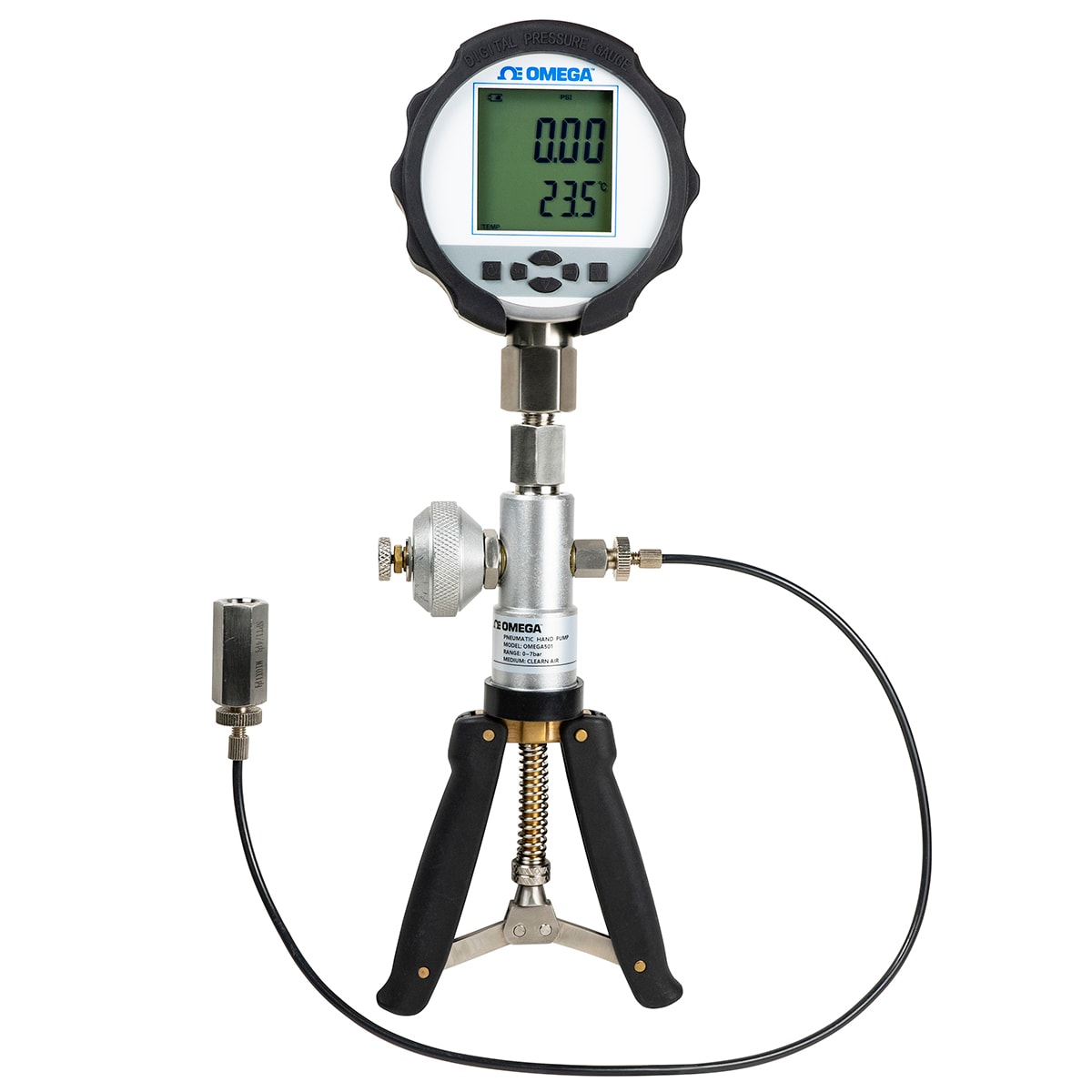 Digital pressure store calibrator