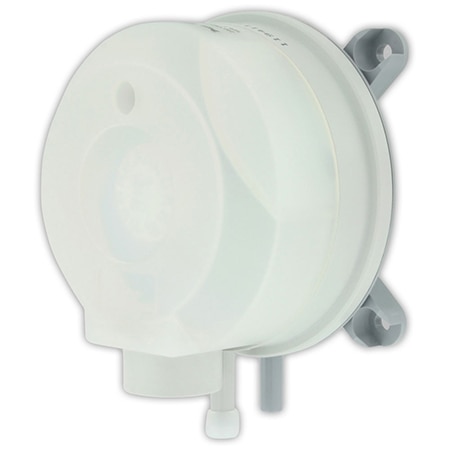 Adjustable differential pressure switch, set point range 0.20 to 2.00" w.c., M20 connection.