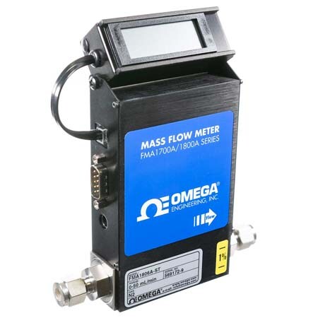 Economical Gas Mass Flow Meters for Clean Gases with Optional Integral Display