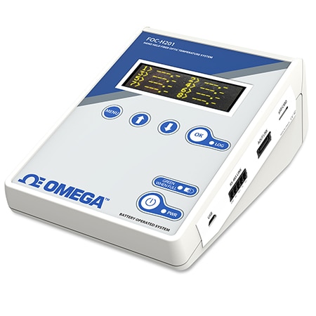 Portable 6-Channel -80 to 300°C Fiber Optic Monitor