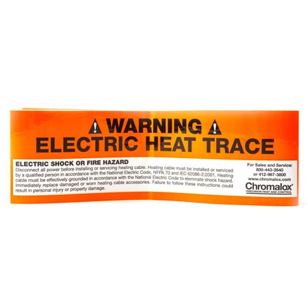 Heat Trace Essentials: Tape, Clamps, and Caution Labels