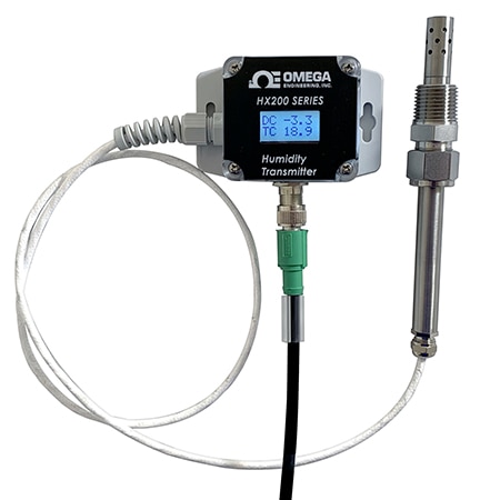 Remote Dew Point/Temperature Transmitter 4 to 20 mA or RS232 output (Selectable)