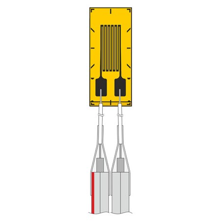 PRE-WIRED STRAIN GagesS, Linear Gagess, X-Y Planar Rosettes (Tee Rosette), 0°/45°/90° Planar Rosettes