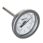 2" Rear Connect Bimetal Thermometers
