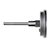 2" Rear Connect Bimetal Thermometers