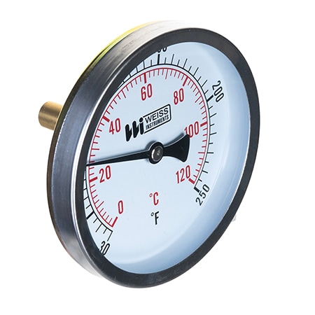 Hot Water Bimetal Dial Thermometers