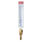 Thrift Line Glass Thermometers with Thermowell