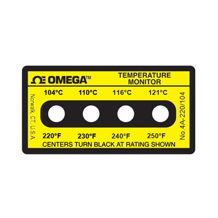 4 Points, 104°C (220°F) to 121°C (250°F), 10 Pack