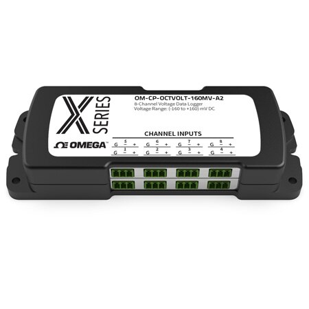 X-Series - 8 Channel Voltage Logger ±160mV Range