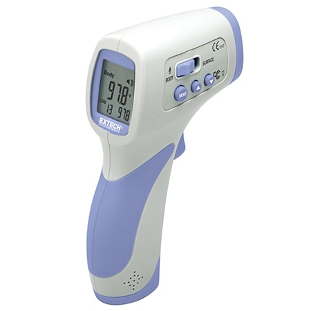 Extech (FLIR) Non-Contact Body IR Thermometer with Adjustable Alarm Limits