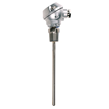 RTD probe with aluminum head, 9 in. length