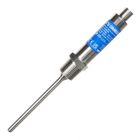 Industrial RTD Probe with IO-Link, 4-20mA, and Switched Output