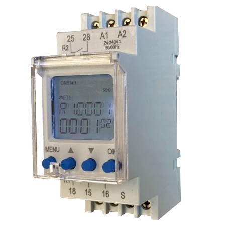 Digital timer - General Industrial Controls (P) Ltd. - panel-mount