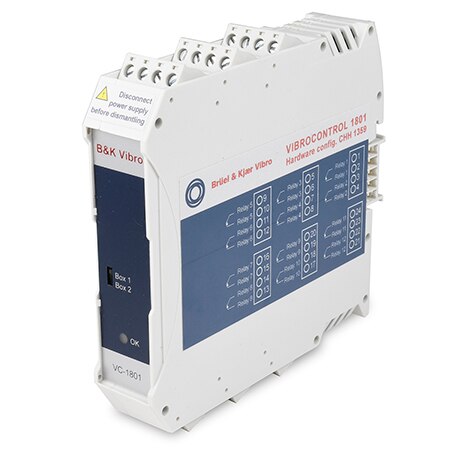 12-channel relay module in connection with VIBROCONTROL 1850/1860/1870