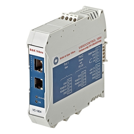 Ethernet bridge for communication and data storage up to 4GB with VIBROCONTROL 1850/1860/1870