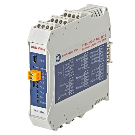 1- to 4-channel vibration monitoring system