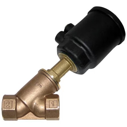 2-Way, NC, Pilot Operated, Bronze Valve