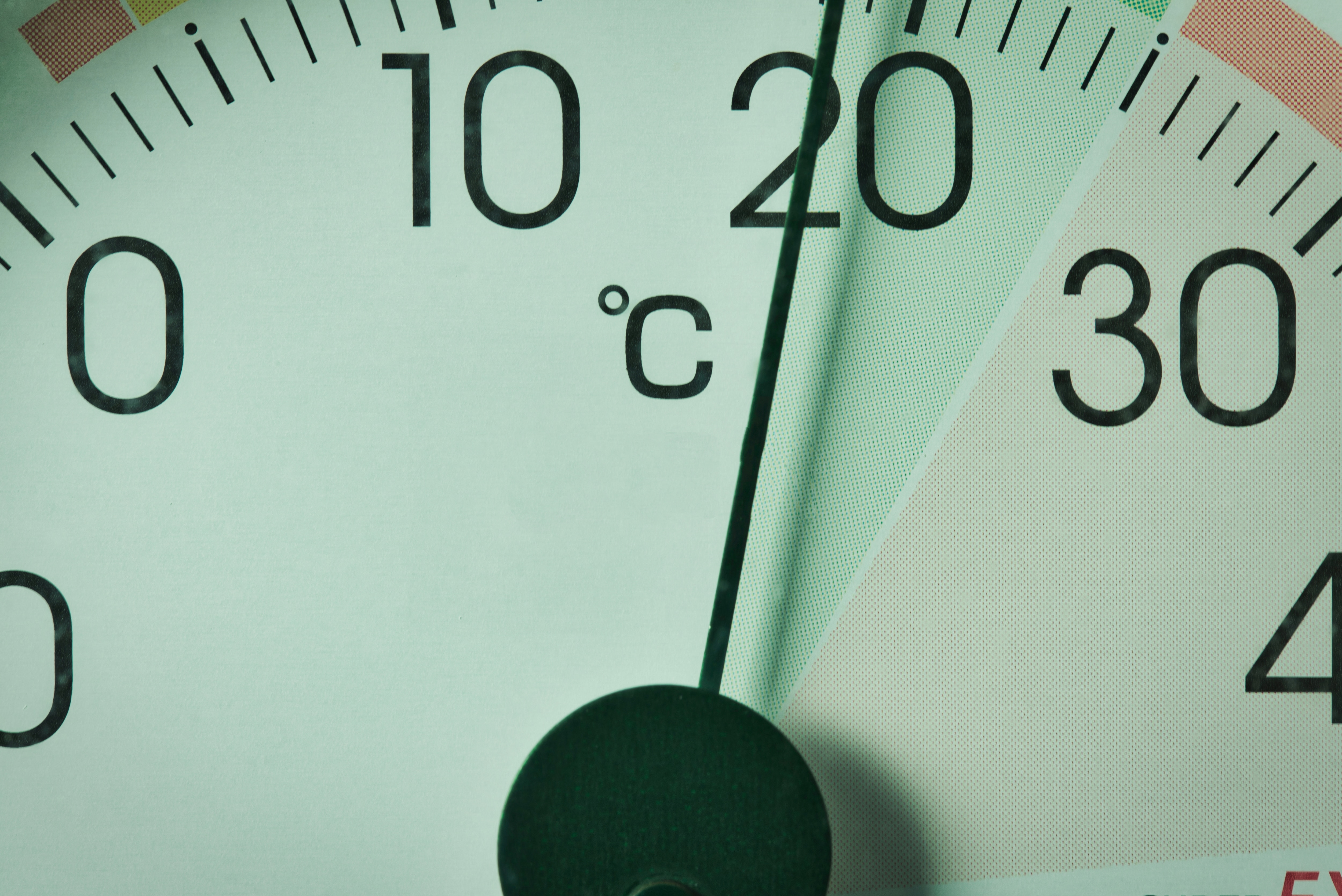 Close up temperature Gauge