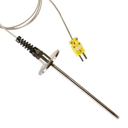 Vacuum Flanged Thermocouple Probes