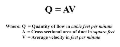 CalculatingFlowEquationWithVelocity