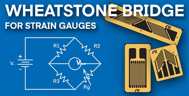 Wheatstone bridge for strain gauges