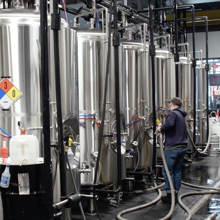 Temperature Monitoring for CIP Processes in Beer Brewing Systems