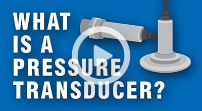 Pressure Transducer Image with Play Button Icon